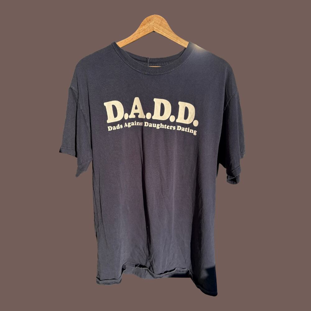 D.A.D.D. Graphic Tee | Blue Cotton | Size L | Vintage